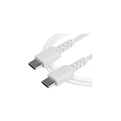 StarTech 6.56' USB C Male/C Male, White (RUSB2CC2MW)