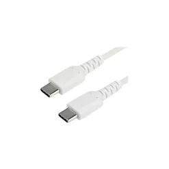 StarTech 6.56' USB C Male/C Male, White (RUSB2CC2MW)