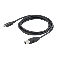StarTech 6' USB-C to USB-B Printer Cable, Male to Male, Black (USB2CB2M)