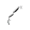 StarTech Desk Mount Monitor Arm, Full Motion Articulating Adjustable, Up to 32", Silver (ARMPIVOTHD)