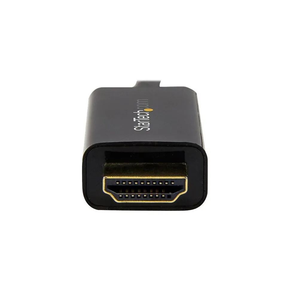 StarTech DP2HDMM3MB 9.84' DisplayPort/HDMI Audio/Video Cable, Black