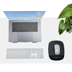 StarTech Ergonomic Gel Non-Skid Mouse Pad/Wrist Rest Combo, Black (B-ERGO-MOUSE-PAD)