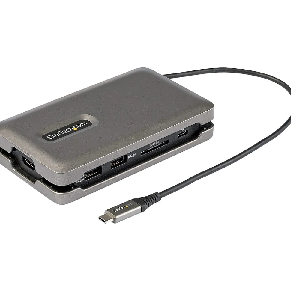 StarTech 2-Port Multiport Adapter USB Hub, Space Gray (DKT31CSDHPD3)