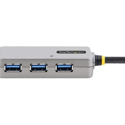 StarTech 4-Port USB 3.0 Extender Hub, Silver/Black (U01043-USB-EXTENDER)