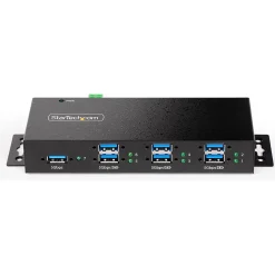 StarTech 7-Port USB 3.2 Hub, Black (5G7AINDRM-USB-A-HUB)