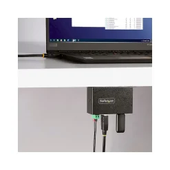 StarTech 4-Port USB 3.2 Hub, Black (5G4AINDRM-USB-A-HUB)