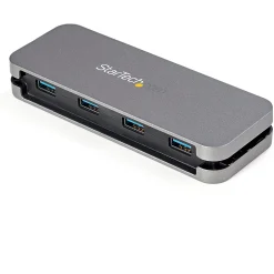 StarTech 4-Port USB-A 3.2 Hub, Gray (HB30CM4AB)