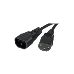 StarTech SJT Computer Power Extension Cord, 14 AWG, 10 ft (L)