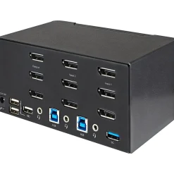 StarTech SV231TDPU34K DisplayPort KVM Desktop Switch