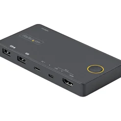 StarTech Unmanaged Switch, Black (SV221HUC4K)