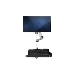 StarTech Wall Mounted Computer Workstation - Articulating Monitor Arm Adjustable, Up to 30