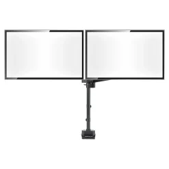 StarTech.com Adjustable Dual Mounting Kit, Up to 32" Monitor, Black (ARMDUALPIVOT)