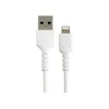 StarTech.com Lightning USB Cable for iPhone/iPad/iPod Touch, White (RUSBLTMM15CMW)