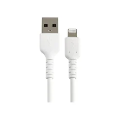 StarTech.com Lightning USB Cable for iPhone/iPad/iPod Touch, White (RUSBLTMM15CMW)