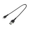 StarTech.com Lightning USB Cable for iPhone/iPad/iPod Touch, Black (RUSBLTMM30CMB)