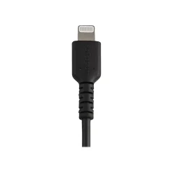 StarTech.com Lightning USB Cable for iPhone/iPad/iPod Touch, Black (RUSBLTMM30CMB)