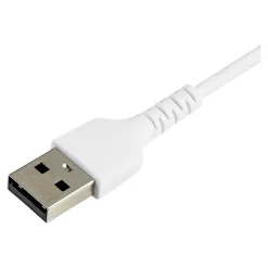 StarTech.com Lightning USB Cable for iPhone/iPad/iPod Touch, White (RUSBLTMM30CMW)