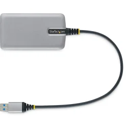 StarTech.com 4-Port USB 3.0 5Gbps Hub, Space Gray (5G4AB-USB-A-HUB)