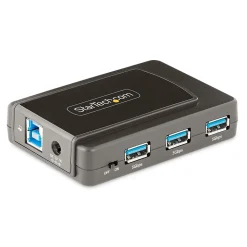 StarTech.com 7-Port USB 3.0 5Gbps Hub, Black (5G7AS-USB-A-HUB)