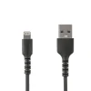 StarTech.com USB-A to Lightning Charging Cable, 3ft., Black (RUSBLTMM1MB)