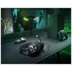 Steel Series Arctis Nova Pro Noise Canceling Gaming Over-the-Ear Headset, 3.5mm, Black (61528)