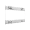 Steelcase Roam Collection Wall Mount for 85" Microsoft Surface Hub 2S, Artic White (STPM2WALMT85)