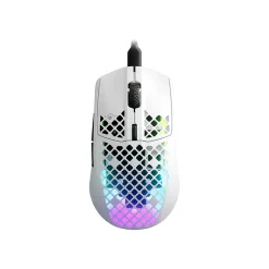 SteelSeries AEROX 3 Optical USB Gaming Mouse, Matte White (62603)