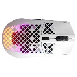 SteelSeries AEROX 3 Optical Gaming Mouse, Snow (62608)
