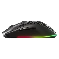 SteelSeries AEROX 3 Wireless Optical Gaming Mouse, Onyx Black Matte (62612)