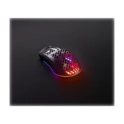 SteelSeries AEROX 3 Wireless Optical Gaming Mouse, Onyx Black Matte (62612)