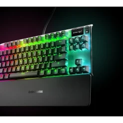 SteelSeries Apex Pro TKL Ergonomic Gaming Mechanical Keyboard, Black (64856)