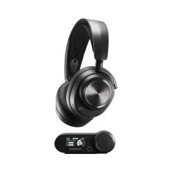 SteelSeries Arctis Nova Pro Wireless Active Noise Canceling Bluetooth Stereo Gaming Over-the-Ear Headset, Black (61521)
