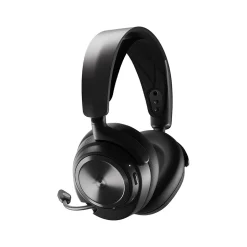 SteelSeries Arctis Nova Pro Wireless Active Noise Canceling Bluetooth Stereo Gaming Over-the-Ear Headset, Black (61521)