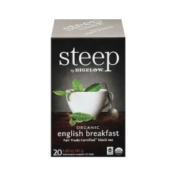 Steep English Breakfast Tea Bags, 20/Box (17701)