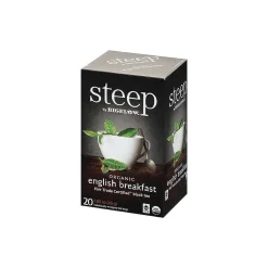Steep English Breakfast Tea Bags, 20/Box (17701)