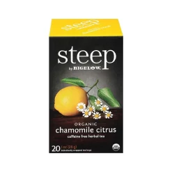 Steep Herbal Tea Bags, 20/Box (17707)