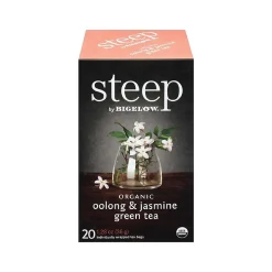 Steep Oolong and Jasmine Tea Bags, 20/Box (17714)