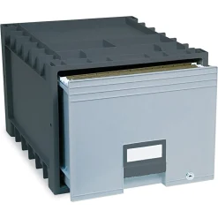 Storex Storage Drawer, Letter Size, Black (61178E02C)