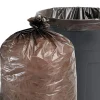 Stout 60 Gallon Industrial Trash Bag, 36" x 58", Low Density, 1.5 mil, Brown (STOT3658B15)