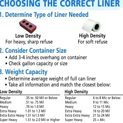 Stout 65 Gallon Industrial Trash Bag, 51