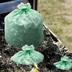Stout EcoSafe-6400â„¢ Bags, 32 Gallon, .85 Mil, 33" x 48", Green, 50/BX