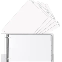 Stride Legal Size 5-Tab Index Dividers Landscape Orientation (63200)