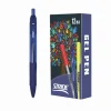 StrideRio Retractable Gel Pen, Medium Point, Blue Ink, Dozen (52002)