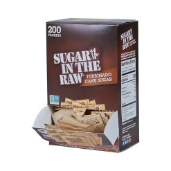 Sugar In The Raw Turbinado Cane Sugar Packet, 200/Pack, 2 Packs/Carton (SUG50319)