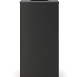 Suncast Commercial Metal Square Trash Can with Open Lid, 24 Gallon (MTCSQ240)