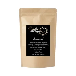 Sunday Morning Coffee Savannah Caffeinated Coffee Packet, Medium Roast, 12 oz. (MB-ZD3H-WYHT)