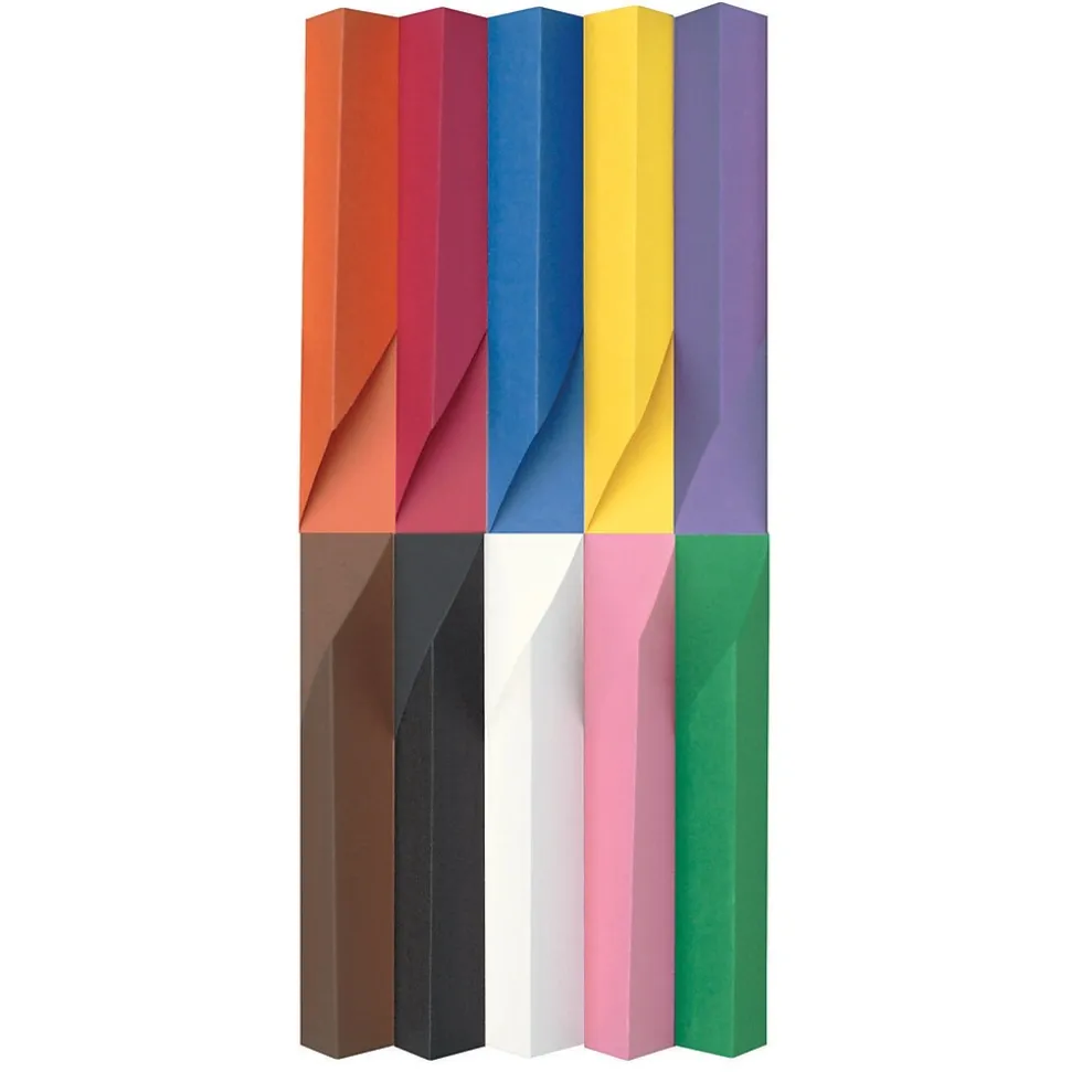 SunWorks 9" x 12" Construction Paper, Assorted Colors, 50 Sheets/Pack (PAC6503)