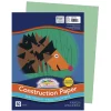 SunWorks 9" x 12" Construction Paper, Light Green, 50 Sheets (P8103)