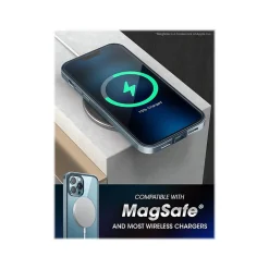 SUPCASE Unicorn Beetle Blue Edge Clear Bumper Case for iPhone 13 Pro (SUP-iPhone2021Pro-6.1-Edge-Cerulean)