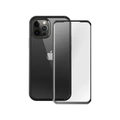 SUPCASE Unicorn Beetle Black Edge with Screen Protector Clear Case for iPhone 13 Pro (SUP-iPhone2021Pro-6.1-EdgePro-SP-Black)